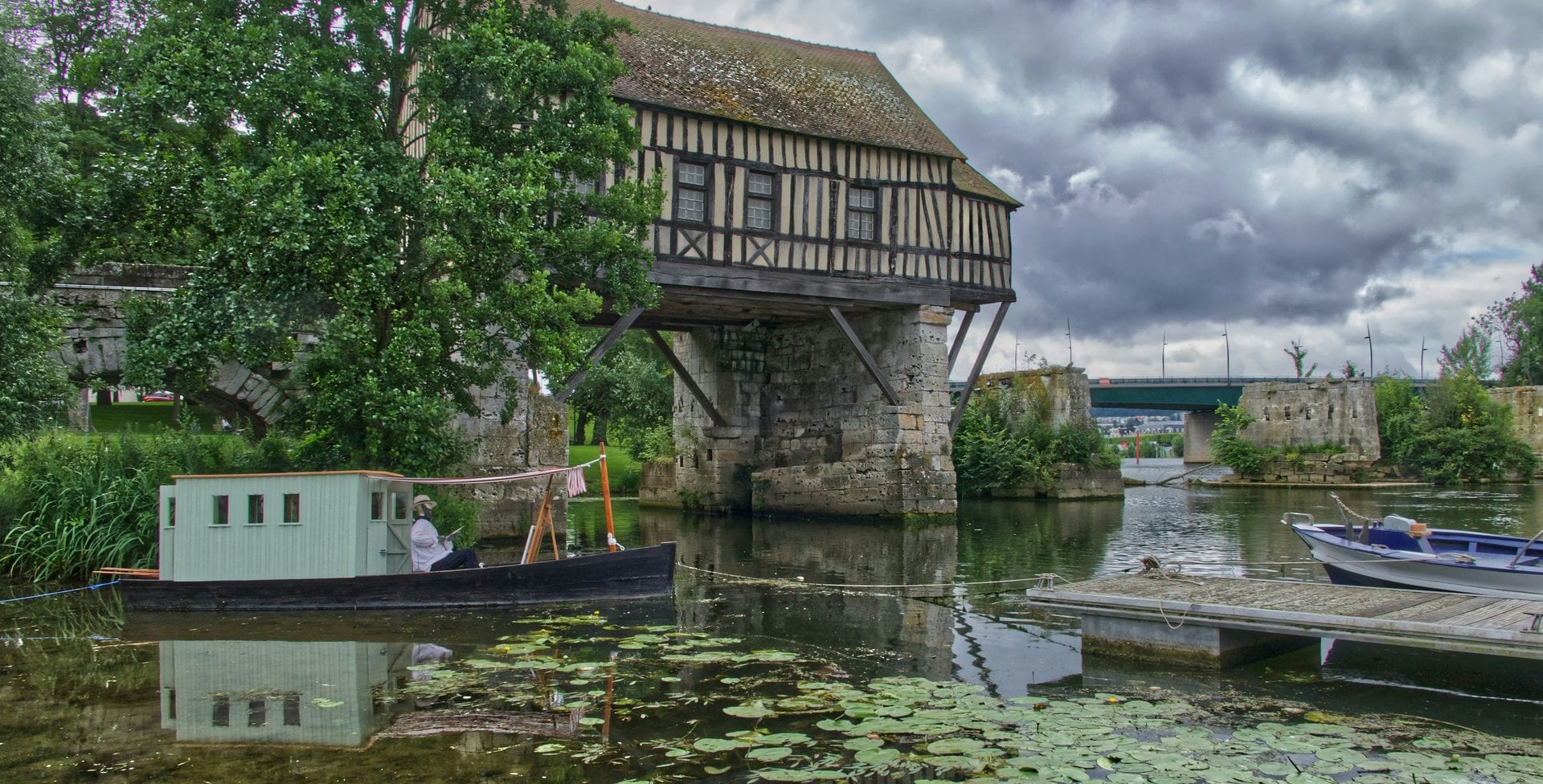 Le Vieux Moulin de Vernon sur la Seine — Normandie