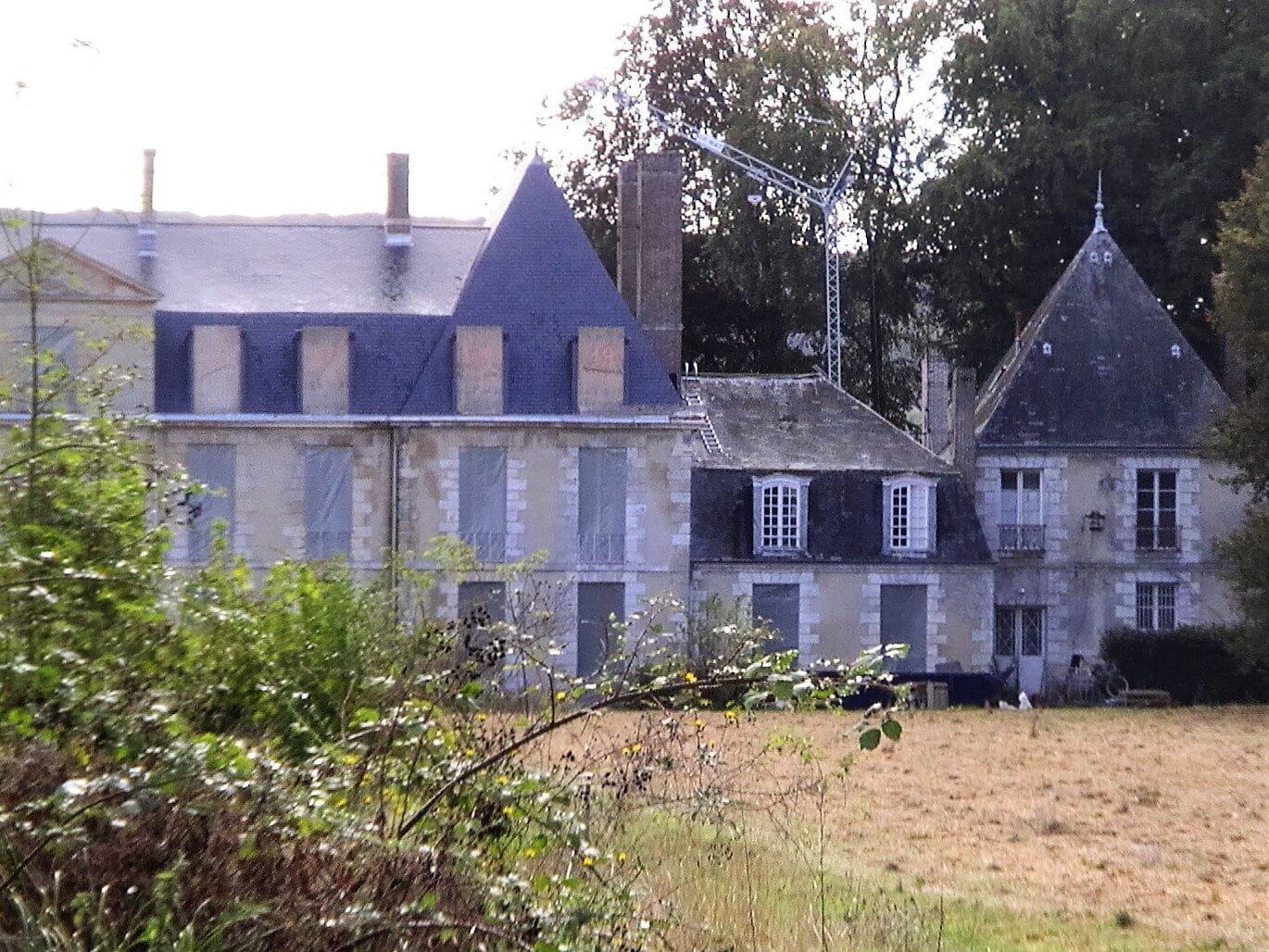 Méandres de la Seine près de Tosny avec les falaises crayeuses en arrière-plan, Eure, Normandie
